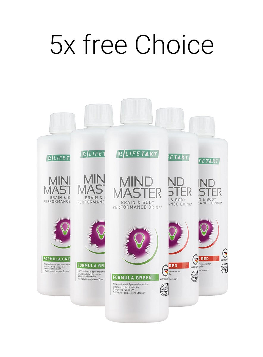 Mind Master red et green lots de 5 bouteilles